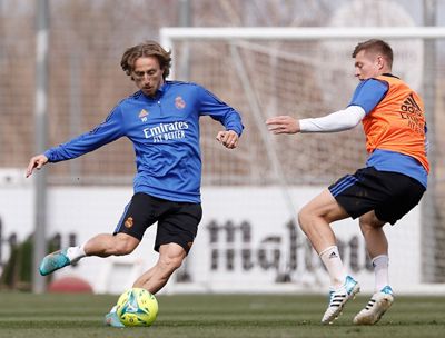 entrenamiento del real madrid