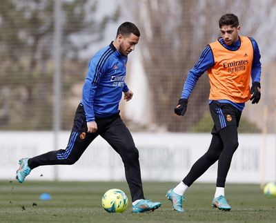 entrenamiento del real madrid
