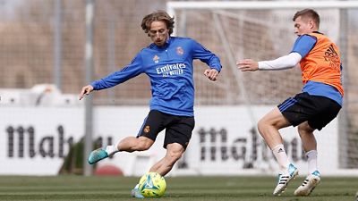 Final training session ahead of El Clásico