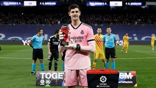 Courtois eleito o melhor jogador de LaLiga em  Fevereiro