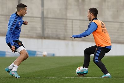 entrenamiento del real madrid