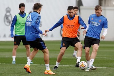 entrenamiento del real madrid