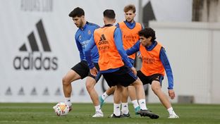 The team in training at Real Madrid City