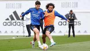 Fitness and ball work at Real Madrid City