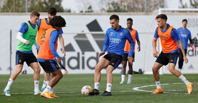 entrenamiento del real madrid