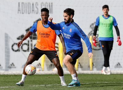 entrenamiento del real madrid