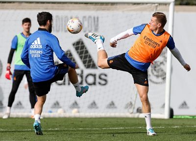 entrenamiento del real madrid