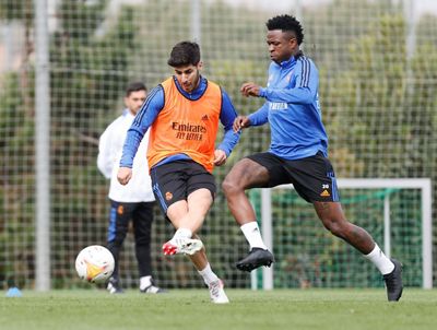 entrenamiento del real madrid