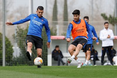 entrenamiento del real madrid