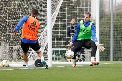 entrenamiento del real madrid