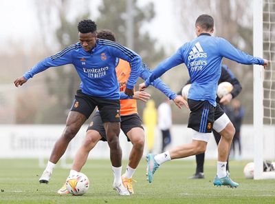 entrenamiento del real madrid
