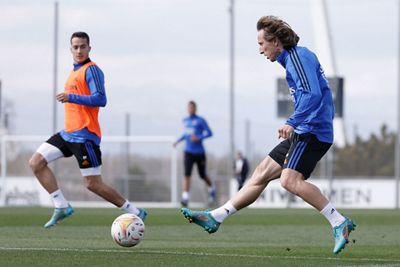 entrenamiento del real madrid