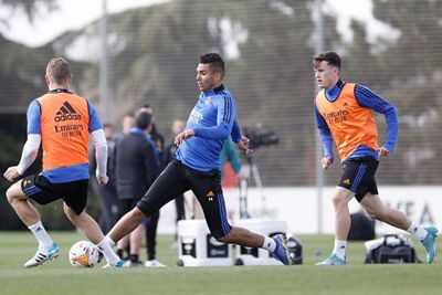 entrenamiento del real madrid