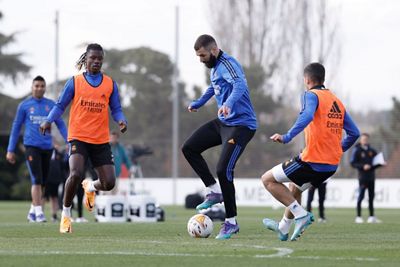entrenamiento del real madrid