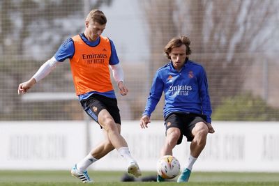 entrenamiento del real madrid