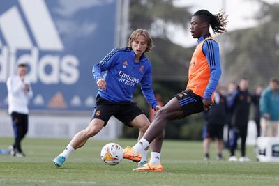 entrenamiento del real madrid