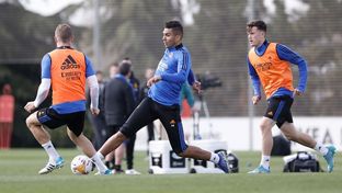 The internationals rejoin the group