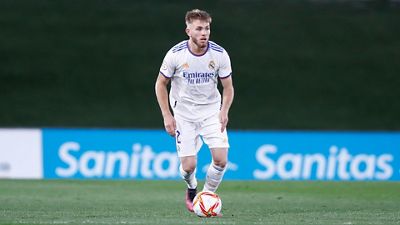 Once inicial del Castilla contra el Sevilla Atlético