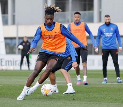 entrenamiento del real madrid