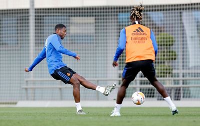 entrenamiento del real madrid