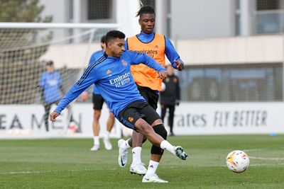 entrenamiento del real madrid