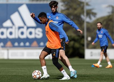 entrenamiento del real madrid