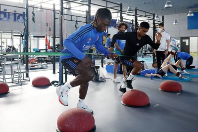 entrenamiento del real madrid