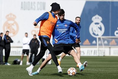 entrenamiento del real madrid
