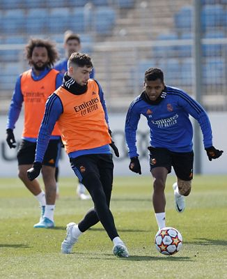 entrenamiento del real madrid