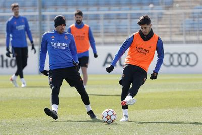 entrenamiento del real madrid