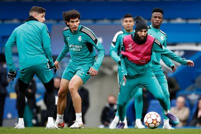 entrenamiento del real madrid