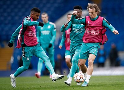 entrenamiento del real madrid