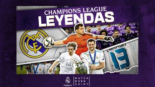 Último día para pujar por las camisetas históricas del Real Madrid en la Champions League