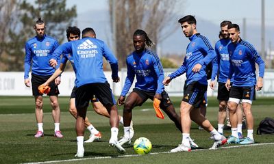 entrenamiento del real madrid