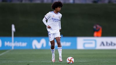 Once inicial del Castilla contra el Andorra