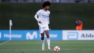 Once inicial del Castilla contra el Andorra