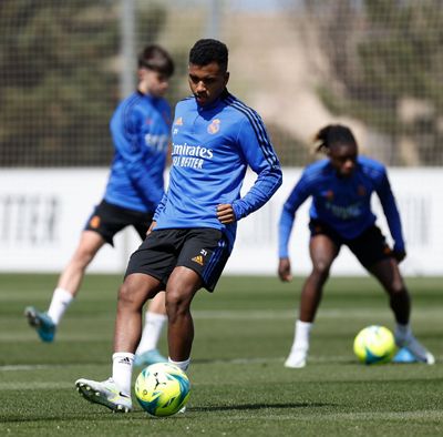 entrenamiento del real madrid