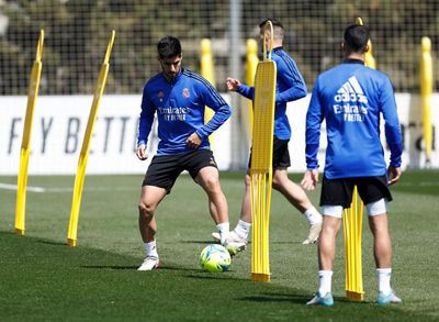 entrenamiento del real madrid