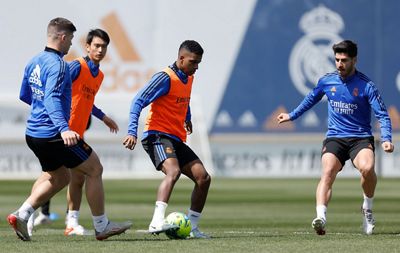 entrenamiento del real madrid