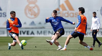 entrenamiento del real madrid