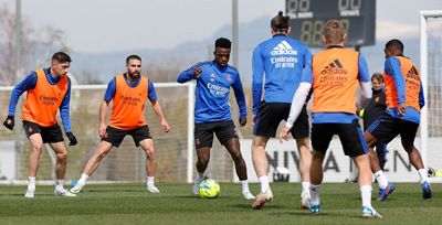 entrenamiento del real madrid