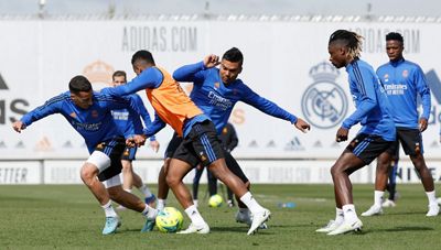 entrenamiento del real madrid