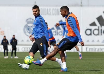 entrenamiento del real madrid