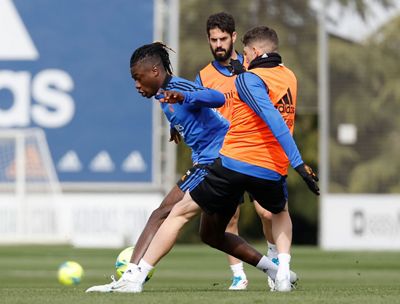 entrenamiento del real madrid