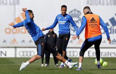 entrenamiento del real madrid