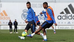 Dernier entraînement avant le match contre Getafe