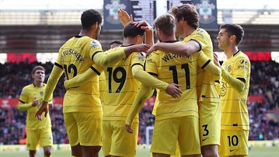 0-6: El Chelsea golea al Southampton antes de visitar el Bernabéu