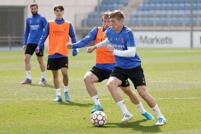 entrenamiento del real madrid