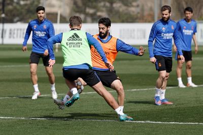 entrenamiento del real madrid