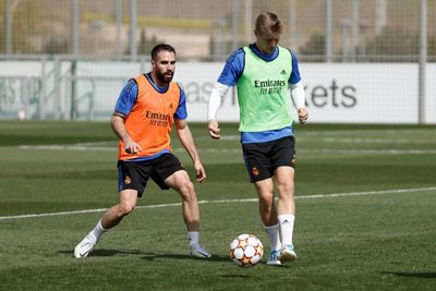 entrenamiento del real madrid